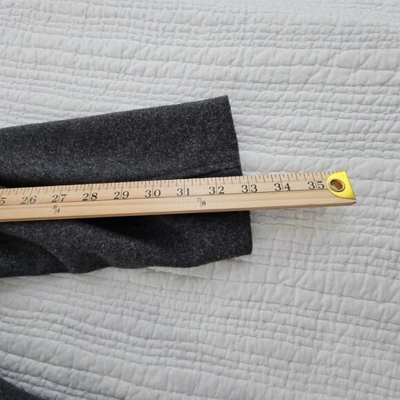 Old Navy Wool Blend Pea Coat Women's XL Double Breasted Gray Grey NWOT Vented - Picture 11 of 15